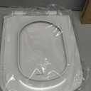Duravit DuraStyle Elongated Toilet seat White High Gloss, Slow Closing, Stainless Steel Hinges