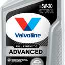 Valvoline Advanced Full Synthetic SAE 5W-30 Motor Oil 1 QT