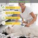 Pet Steam Brush for Cat and Dog,4-in-1 Grooming Tool with 2 Water Spray,Cat Hair Brush for Long & Short Haired Pets,Dog Brush for Shedding Easy to Clean