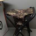 AMERISTEP Hunting Foldable Design Portable Lightweight High-Back Blind Chair with Backrest, Mossy Oak Break-up Country