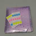 60pcs Magnetic Sheets and Storage Bags for Stamps and Dies Storage with Album Pocket, Die Cut Storage Set for Storage Die Cutting, DIY Scrapbooking, Card Making Supplies (Purple& White)