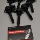 UF535 Ignition Coil Pack and Iridium Spark Plugs Set of 6 Compatible with Mercedes-Benz C230 C300 CL550 E300 E350 CLK350 R350 SL550 ML350 2005-2015 Replaces#5C1713, 95983