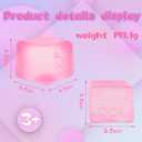 Stress Cube Masonry Ice Squishy Stress Balls-Malt Sugar Ball-Sensory Slow Rising for Your Best Mellow and Chill - Hand Exercise Balls- Age 3 to Adult (Pink Cube)