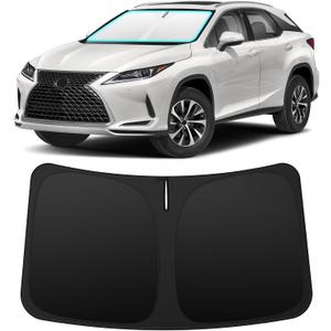 INSAUTO Custom Fit Windshield Sun Shade Accessories for Lexus RX 2016-2022, Foldable Front Window Sunshade, UV & Heat Reflector, Keeps Interior Cool, Includes Storage Bag