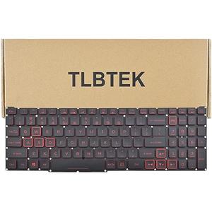 TLBTEK Backlight Keyboard Replacement Compatible with Acer Nitro 5 AN515-45 AN515-56 AN515-57 AN515-58 AN517-41 AN517-45 AN517-52 AN517-53 AN517-57, Predator Helios 300 PH315-54 PH315-55 Laptop