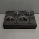 JEKOSEN Crystal Martini Cocktail Glasses 11 Ounce Set of 4 With Premium Gift Box Premium Strong Lead-Free Clear