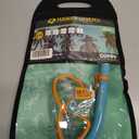 Hawaii Divers Guppy Kids Snorkel Combo - Mask and Snorkel Set Ages 4+, Tempered Glass Kids Swim Mask with J-Bend Snorkel and Quick-Release Buckle Teal/Orange