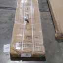 Bathroom Corner Shower Enclosure, 34 in. L x 34 in. W x 76 in. H, 1/4 in. (6mm) Thick Clear Tempered Glass Door, Dual Sliding Doors with Brushed Gold Hardware Kit (Brushed silver, 34 * 76)