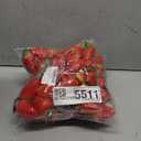 Happy Trees 30 Pieces  Artificial Strawberries Assorted Size, Lifelike Plastic Fake Fruit Decoration for Home Kitchen Party Photography Props (Red),(Pack 3)