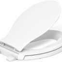 KOHLER Transtions Nightlight, Toddler Potty, Ready Latch, Elongated Toilet Seat, Quiet-Close, White