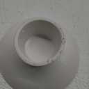 MAGICLULU Small Ceramic Footed Fruit Bowl White Pedestal Bowls for Kitchen Counter 4.7 x 2.4Inch
