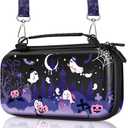 Gurgitat for Nintendo Switch 2 Carrying Case for Teen Boys - Cute Cool Design for Switch 2 2025 Travel Cases with Handle and Strap Portable Storage Carry Hard Shell for Accessories, Purple Spooky
