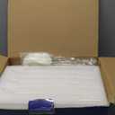 Vintage Glassware Drinking Glasses Set of 6,15 oz Hobnail Glass Cups,Embossed Blue Water Tumbler,for Beer,Cocktail,Whiskey,Juice and Various Mixed Drinks- 1 Cleaning Brush