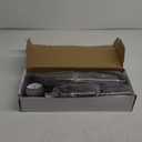 Homemory Realistic Flickering Flameless Candles, Battery Operated Candles, LED Fake Electric Candle with Remote Control and Timer for Home, Christmas Decoration, Grey, Set of 5 (D3"xH4"5"6"8"8", Gray)