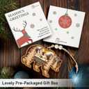 Wild Bear Christmas Ornament 2025 - Woodland Animal Gifts for Women Men Boy Girl Kid, Unique Bear Lover Gifts, Wooden Christmas Ornaments for Tree Decor - Holiday Keepsake & Xmas Gift Exchange Idea