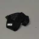 Short Snout Dog Muzzle with Soft Mesh, Breathable Wont Cover Forehead Bulldog Muzzle, Anti Biting Chewing Barking for Small Medium Large Dogs(M,Black)