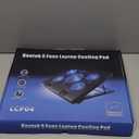 Kootek Laptop Cooling Pad, Laptop Cooler with 5 Quiet Fans for 12"-17" Computer PC Notebook Gaming Laptop Fan, Height Adjustable Laptop Cooling Stand Laptop Accessories, Blue