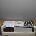 72" Large Smart Ceiling Fan with Light Remote Control via WiFi Alexa,6-Speeds Quiet DC Motor,Dimmable,Indoor Outdoor Black Ceiling Fan for Living Room,Patio,Dual Finish 7 Blades