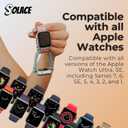 Solace Bands Paladin Loop Smartwatch Band - Compatible With All Apple Iwatch Series - Sportswear Smartwatch Band For Men & Women - Comfort & Durable