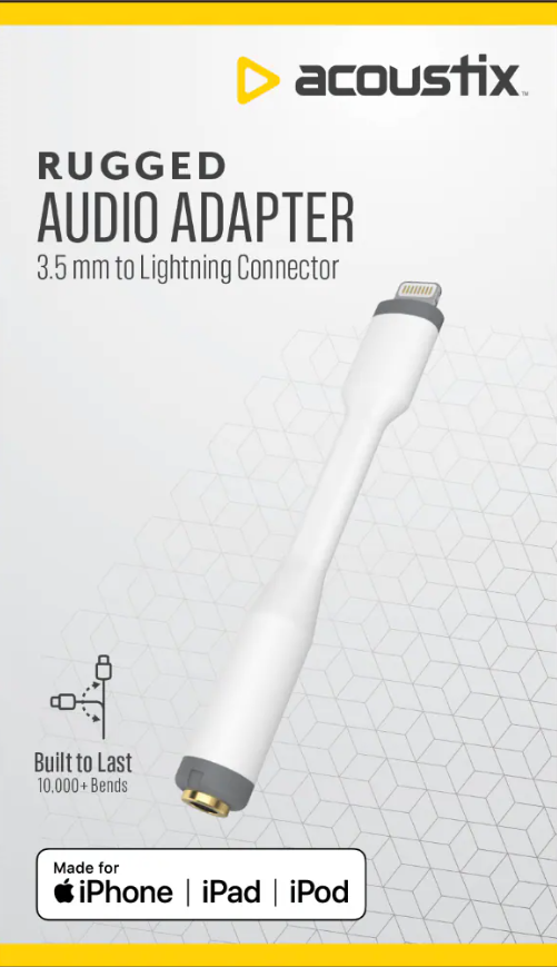 Acoustix Rugged Audio Adapter