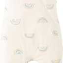 Duomiaomiao 2.5 TOG Toddler Sleep Bag 100% Cotton Four Season Side Open Zipper Baby Sleep Sack with Feet, Breathable Toddler Wearable Blanket, Size L