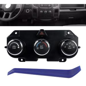 AC Heater Climate Control Unit P68268189AA 68268189AA Replacement for 2013-2018 Dodge RAM 2500 2013 RAM 1500 3500 68105021AC, 68105021AD, 68105021AE, 68105021AF, 68226600AA
