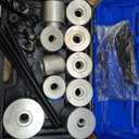 30Pcs Pull and Press Sleeve Kit, Bushing Press Kit for Most Engine Cars Vehicles, Universal Seal Bearing Bushing Removal Installation Tool Kit 6 Pulling Spindles with Nuts Case