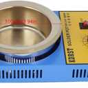 Soldering Desoldering Bath, Solder Pot, Portable Electronic Wire Production for Coil Pin Tin Plating Electronic (US standard 110V)