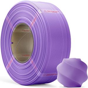 Matte PLA Refill Filament 1kg (2.2lbs) for Reusable Spools, 1.75mm Spool-Less 3D Printing Filament, Compatible with Bambu Lab 3D Printers  Lilac Purple