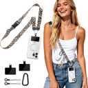 Multifunctional Phone Lanyard, Cell Phone Universal Adjustable Anti-Theft Crossbody Phone Strap, Travel Essential