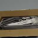 Upgrade 9 Layers Pants Hangers Space Saving, 2 Pack Pant Hangers Organizer Multifunctional Pants Rack Space Saver Closet Organizers and Storage Hangers for Pants Jeans Leggings Trousers Skirts, White