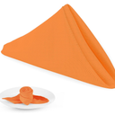 PLOYMONO Baby Blue Heavy Duty Cloth Napkins - 17 x 17 Inch Solid Washable Polyester Dinner Napkins - Set of 8 Napkins with Hemmed Edges - Great for Weddings, Parties, Spring Easter Summer & More