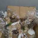 Large Set of 2 Sisal Reindeer Christmas Decor 17inch Christmas Deer Figurines Woodland Christmas Ornaments Decor Indoor Christmas Centerpiece Table Mantel Shelf Decorations