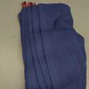 Homaxy 100% Cotton Waffle Weave Kitchen Dish Cloths, Ultra Soft Absorbent Quick Drying Dish Towels, 12 x 12 Inches, 8-Pack, Navy Blue