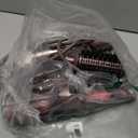 Shark FlexFusion Hair Straightener & Powerful Hair Dryer with Fusion Hair Brush, Ceramic Air Styler with Auto-Wrap Curlers & Concentrator, Ceramic Plates, Cosmic Blush HD641S