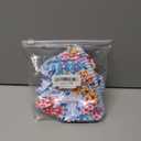 Fanuerg Women's Triangle Bikini Sets O Ring Linked Two Piece Swimsuits Floral Printed Cheeky Bathing Suit (Medium, Blue Red Floral)