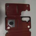 RingPi Designed for Samsung Galaxy S26 Case Wallet with Card Holder,[Full Front & Back Protection][Magnetic Clasp Cover][RFID Blocking Leather] Shockproof, Unisex Case for Samsung S26, Wine Red