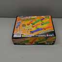 Rocket Launcher Power Air Toy Set with 10 Multi-Color Foam Rockets Launch Pad, Outdoor Activity Game