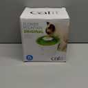 Catit LED Flower Fountain with Triple Action Filter, Cat Drinking Water Fountain, 3 L (9.0 x 8.3 x 7.7 Inches, Green)