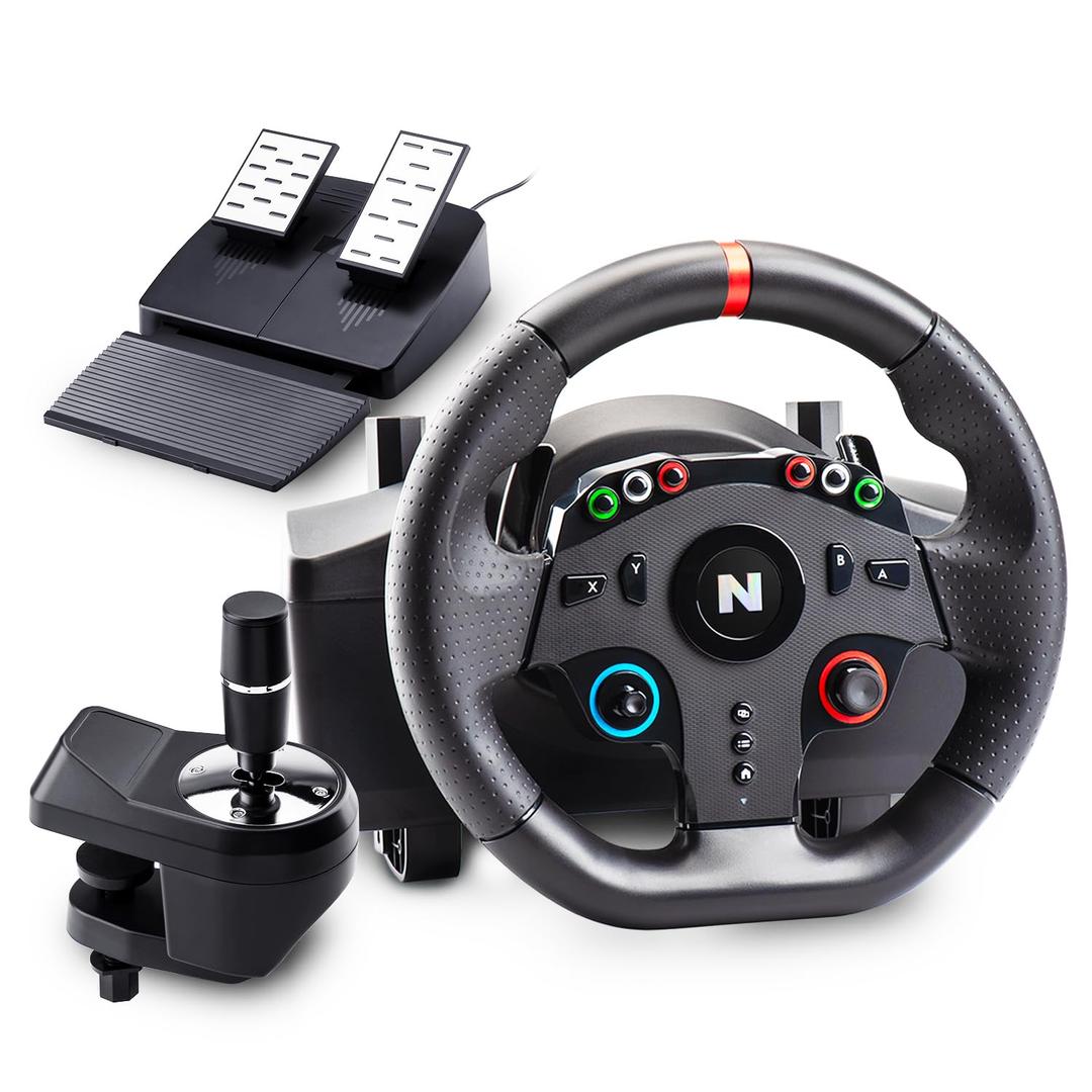 Nitho Drive Pro ONE - Steering Wheel with Pedal & Shifter - for PC/Xbox/PS4