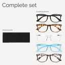 CCVOO 1.0 Reading Glasses for Women, Eye glasses, Blue Light Readers for Women, Cheaters