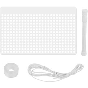 XT Pool Skimmer Guard Kit,Leaf Shield Net for Inground or Above Ground Pools Debris Capture White