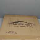 Seat Covers for Cars, Waterproof Seat Covers, Leather Car Seat Covers 2 Pack, Universal Seat Cushion Protector for Most Cars Black (Front Pair)