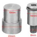 4Pcs Snap Fasteners Button Die, Stainless Steel Snap Button Die Set, Sliver Rivet Press Dies, Easy Use Dies Hand Snaps for 831 12mm, 15mm, 21.5mm Specifications Buttons