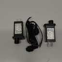 2 Pcs Class 2 Power Supply with 2 Extension Cord LED Transformer Replacement for Christmas String Lights LED Controller IP44 Waterproof Low Voltage Transformer(30v 6w 0.2a)