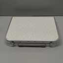 Folding Table Small, 24''L x16''W Camp Aluminum Table with Adjustable Height Legs, Indoor Outdoor Lightweight Portable Folding Aluminum Dining Table for Picnic Camping 2-Feet10"/19"/27