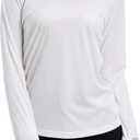 Women's Sun Protection Long Sleeve Shirts | UPF 50+ UV Rash Guard Swim Shirt, Workout Hiking Running Fishing Athletic Tops (XS)