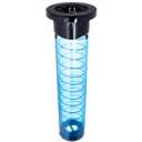 San Jamar Sentry In-Counter Cup Dispenser 8-44 Oz Cups with Adjustable Lever for Restaurants, Dining Halls, and Fast Food, Plastic, 23.5 Inch Tube, Blue 