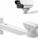 OwlCat Universal Indoor Outdoor Wall Mount CCTV Security Camera Mounting Bracket Pole Mount Right Angle 90 Degree CCTV Surveillance Camera Stand, White, Length: 310mm,Width: 83mm,Height: 107mm, BR360
