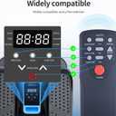 Replacement Remote Control for GUGTTR & Yolid Ellipse Electric Elliptical Machine Under Desk Compatible with Model ET0001/RB-EB505(with Oversized Buttons)